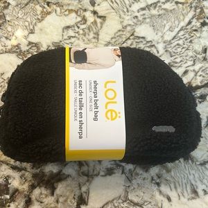 Lole Sherpa Belt Bag, Unisex - One Size, Black